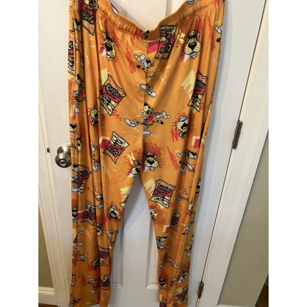 Cheetos Pajamas Men's Chester Cheetah Lounge Sleep Pants XXL Drawstring Pocket